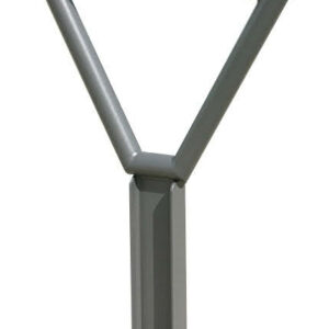 Moderni kolmiomainen teräksinen pyöräteline