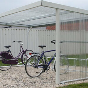 Turvallinen Ulkopyöräkatos