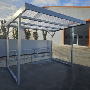 Metal Bicycle Parking Canopy with Weather Shelter